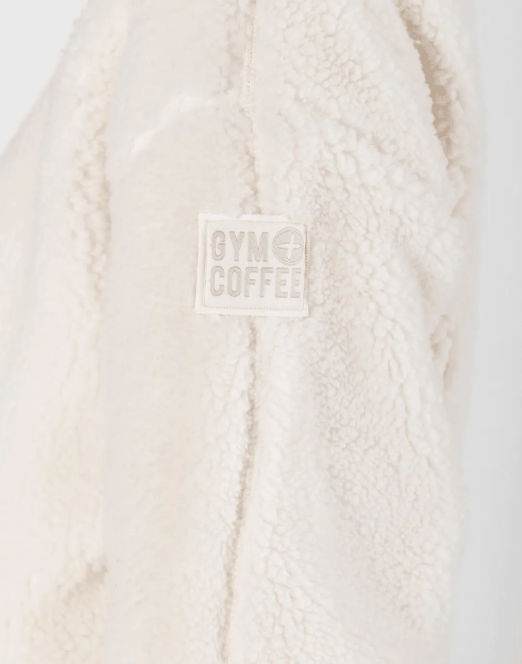 Industry Fleece Half Zip in Cloud White sold by Gym+Coffee product image thumbnail 3