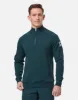 Chill Half Zip in Moss Green sold by Gym+Coffee