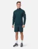 Chill Half Zip in Moss Green sold by Gym+Coffee