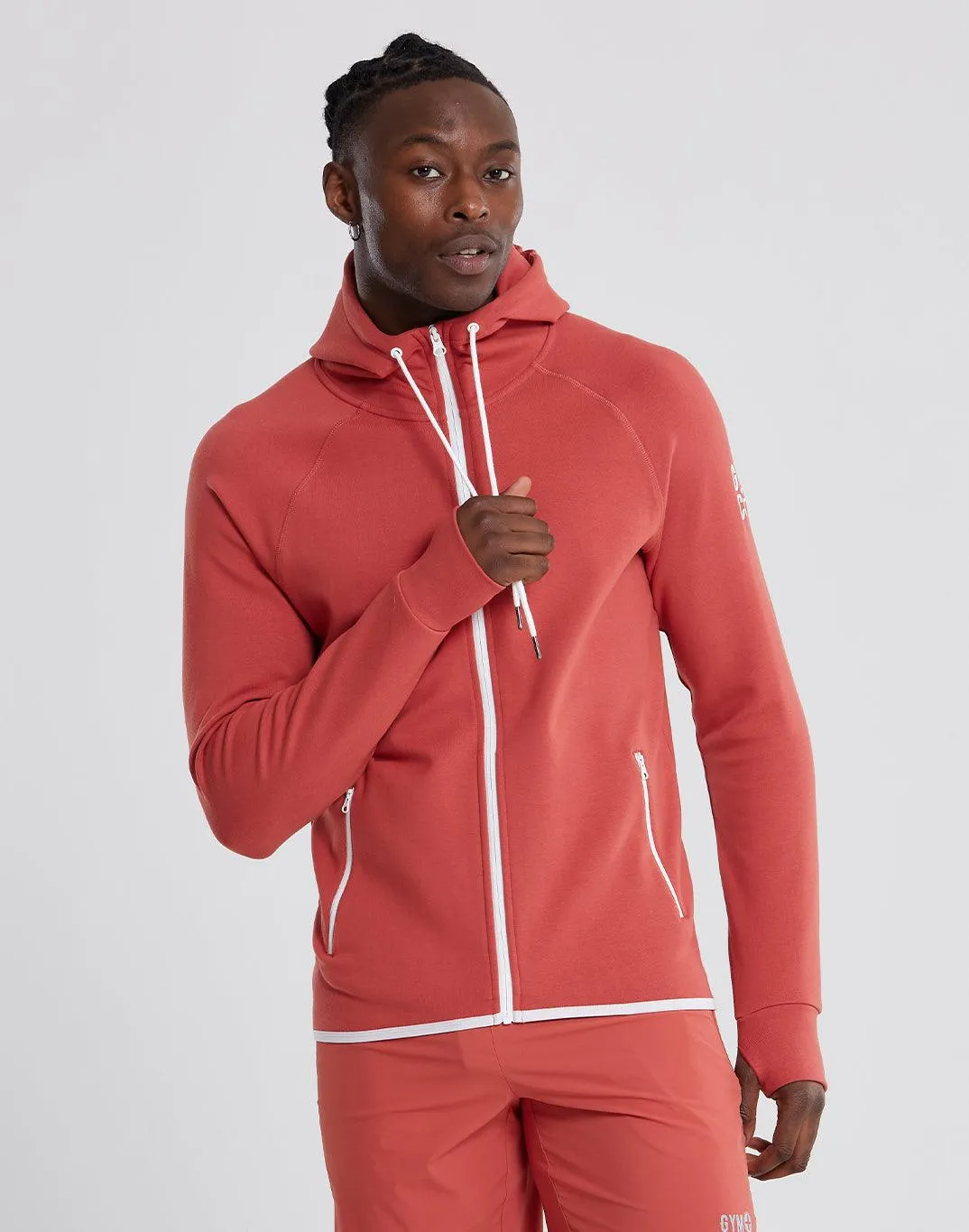 Chill Hoodie in Merlot sold by Gym+Coffee product image thumbnail 2