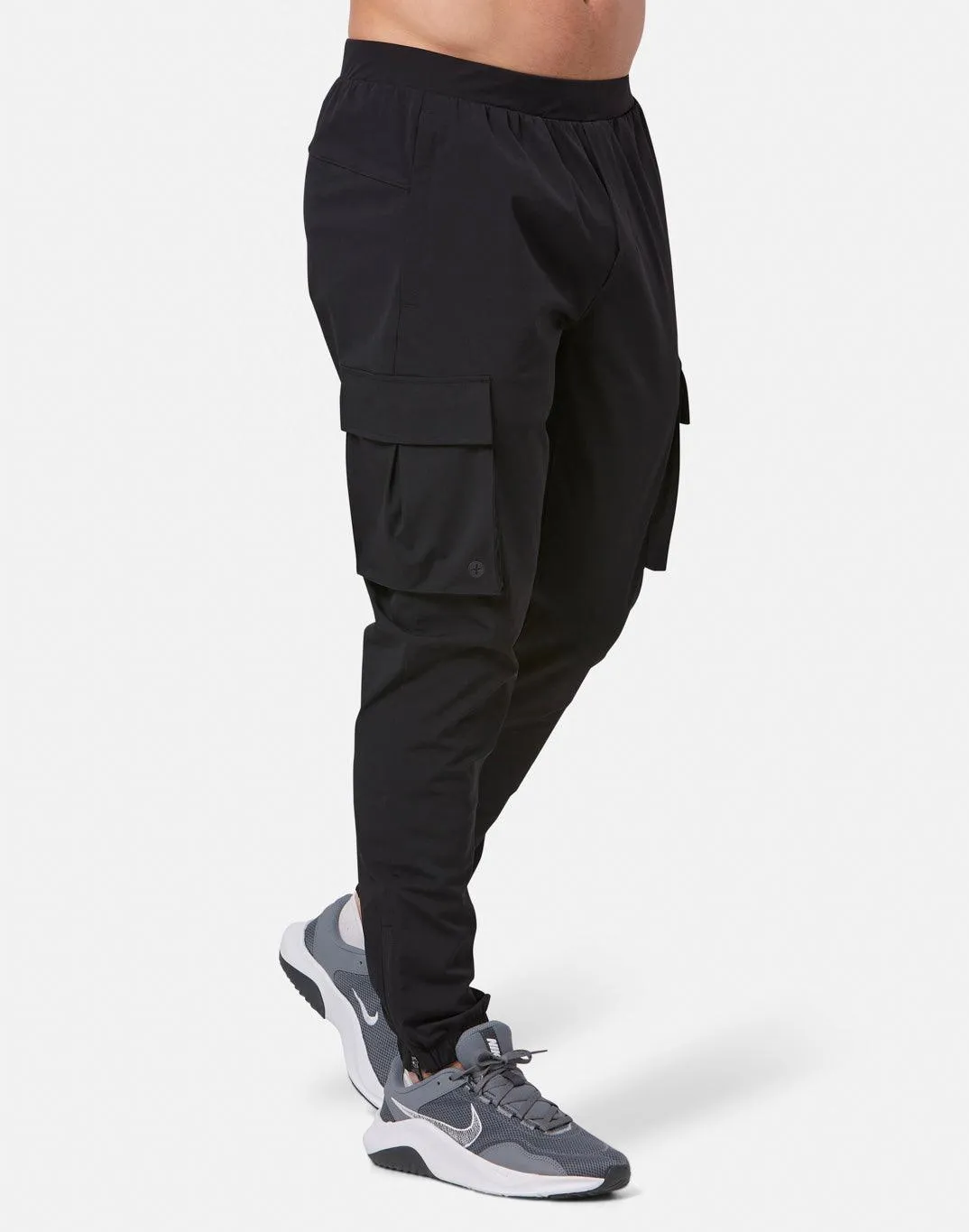 In Motion Cargo in Black sold by Gym+Coffee