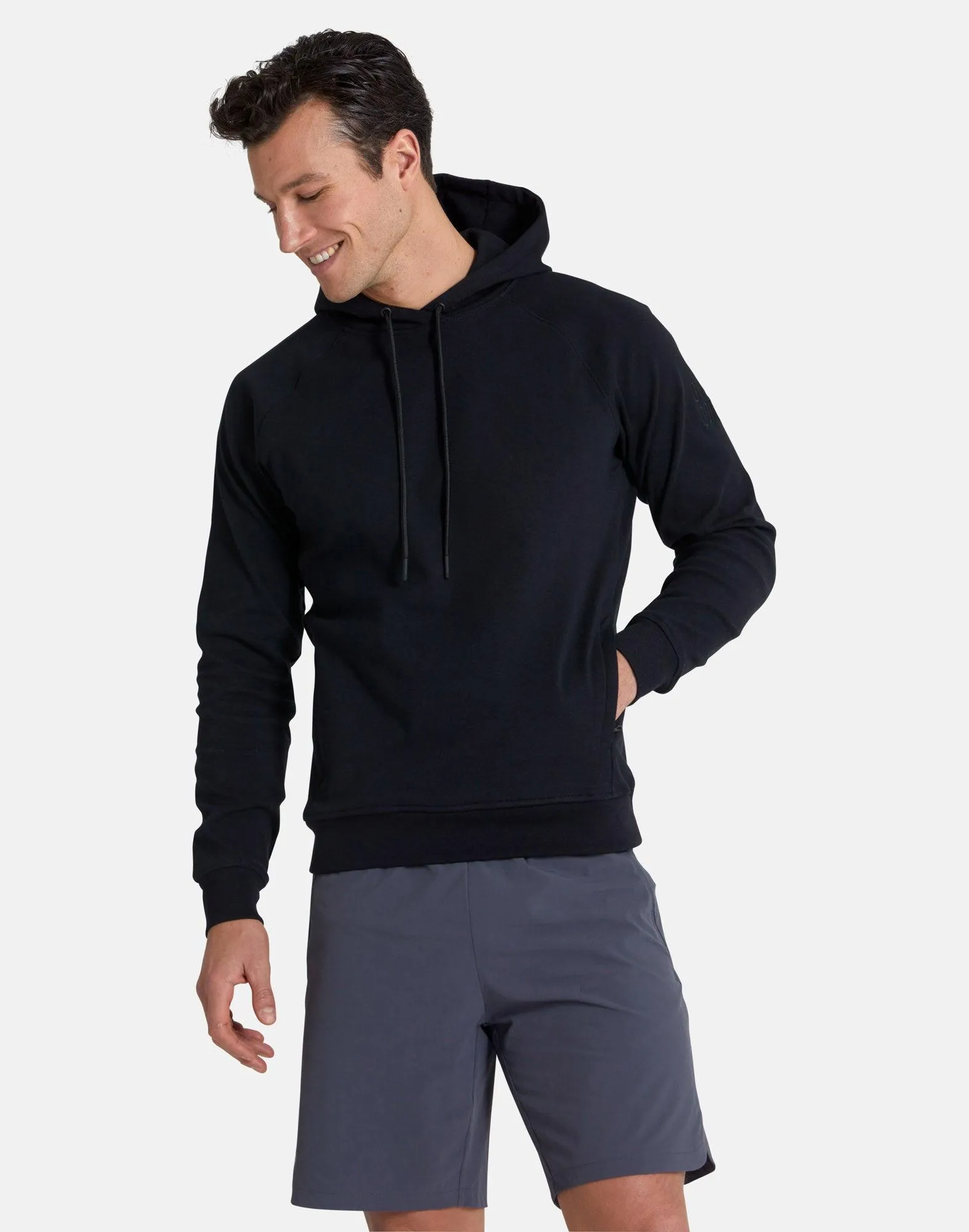 Chill Hoodie in Black sold by Gym+Coffee
