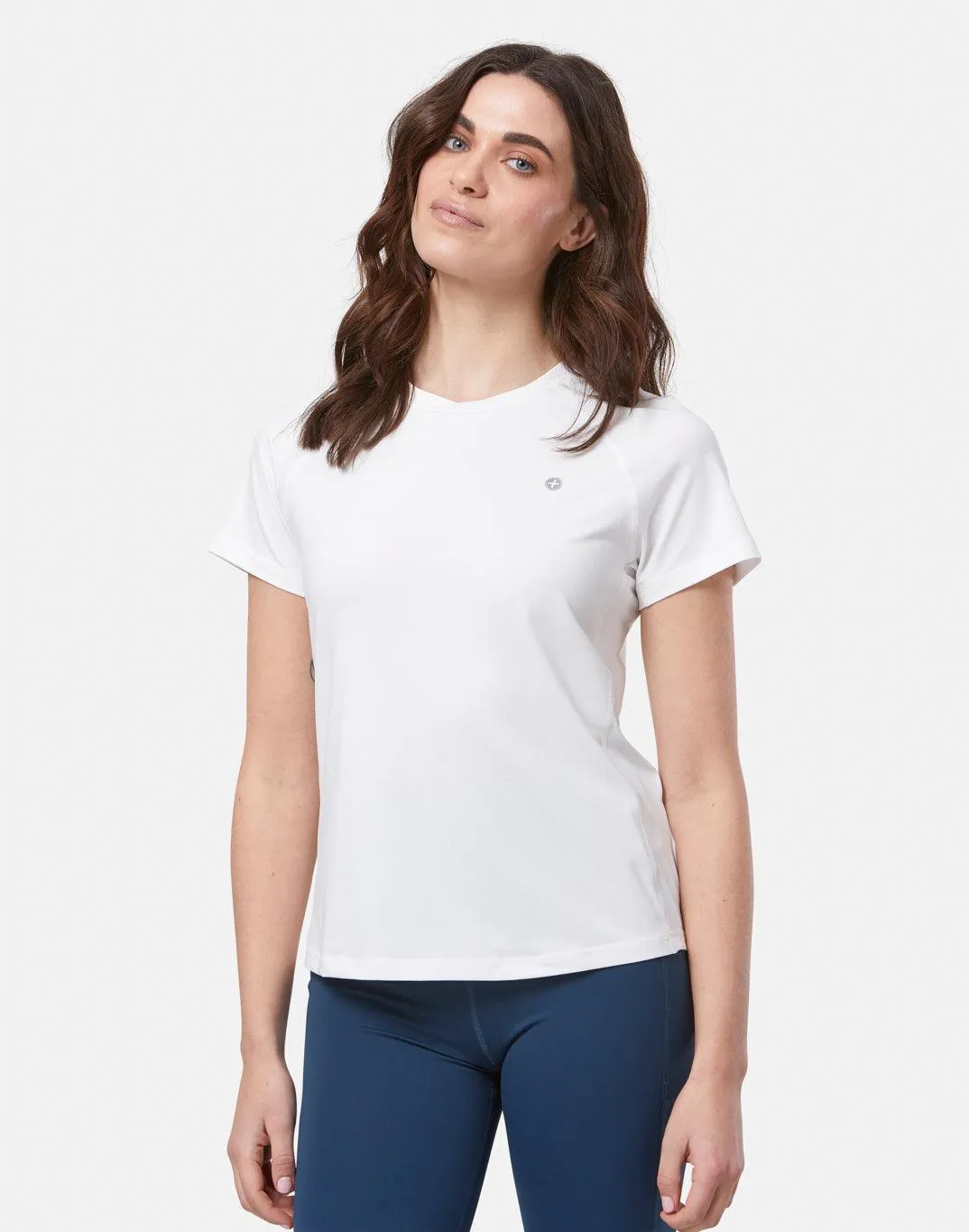 Relentless Tee in Ultra White sold by Gym+Coffee