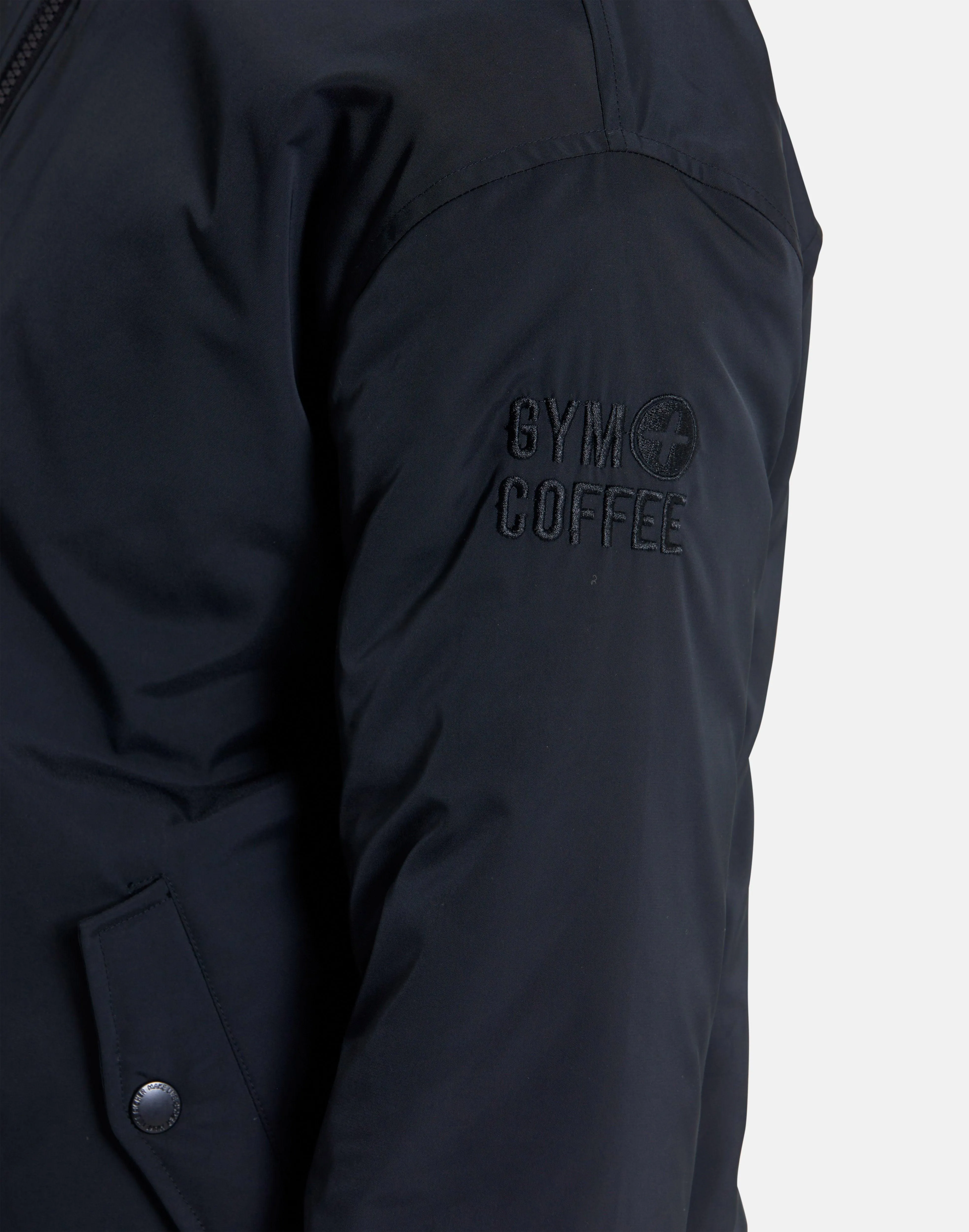 Blaze Bomber Jacket in Jet Black sold by Gym+Coffee product image thumbnail 4