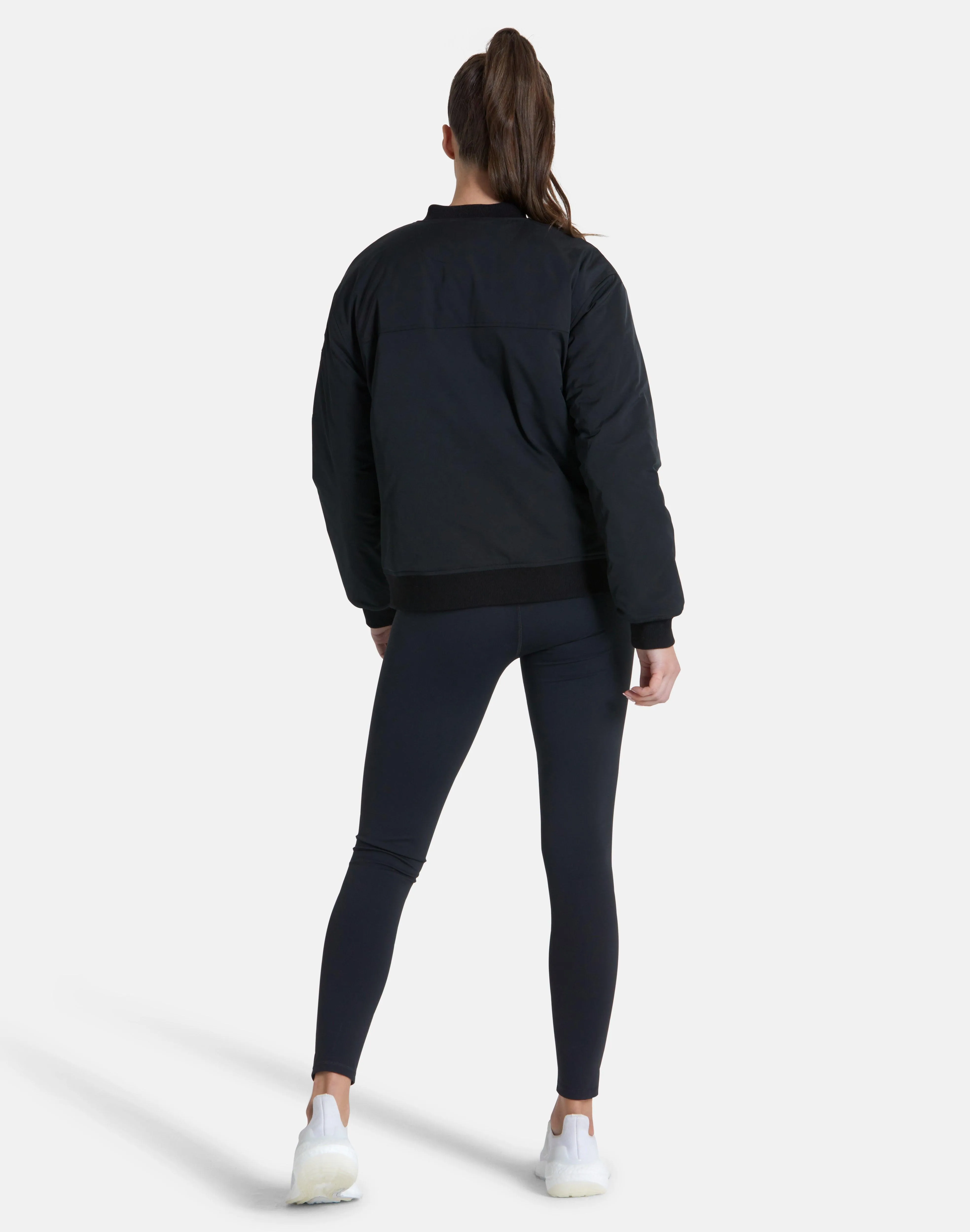 Blaze Bomber Jacket in Jet Black sold by Gym+Coffee product image thumbnail 3