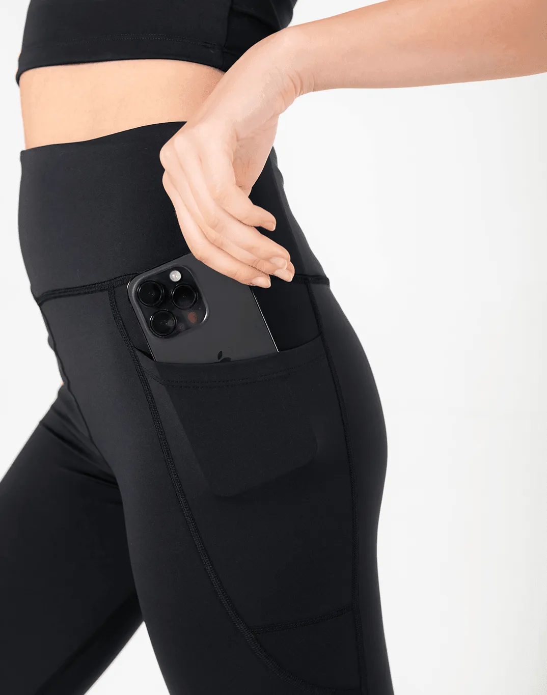 Relentless Full Length Legging in Black sold by Gym+Coffee