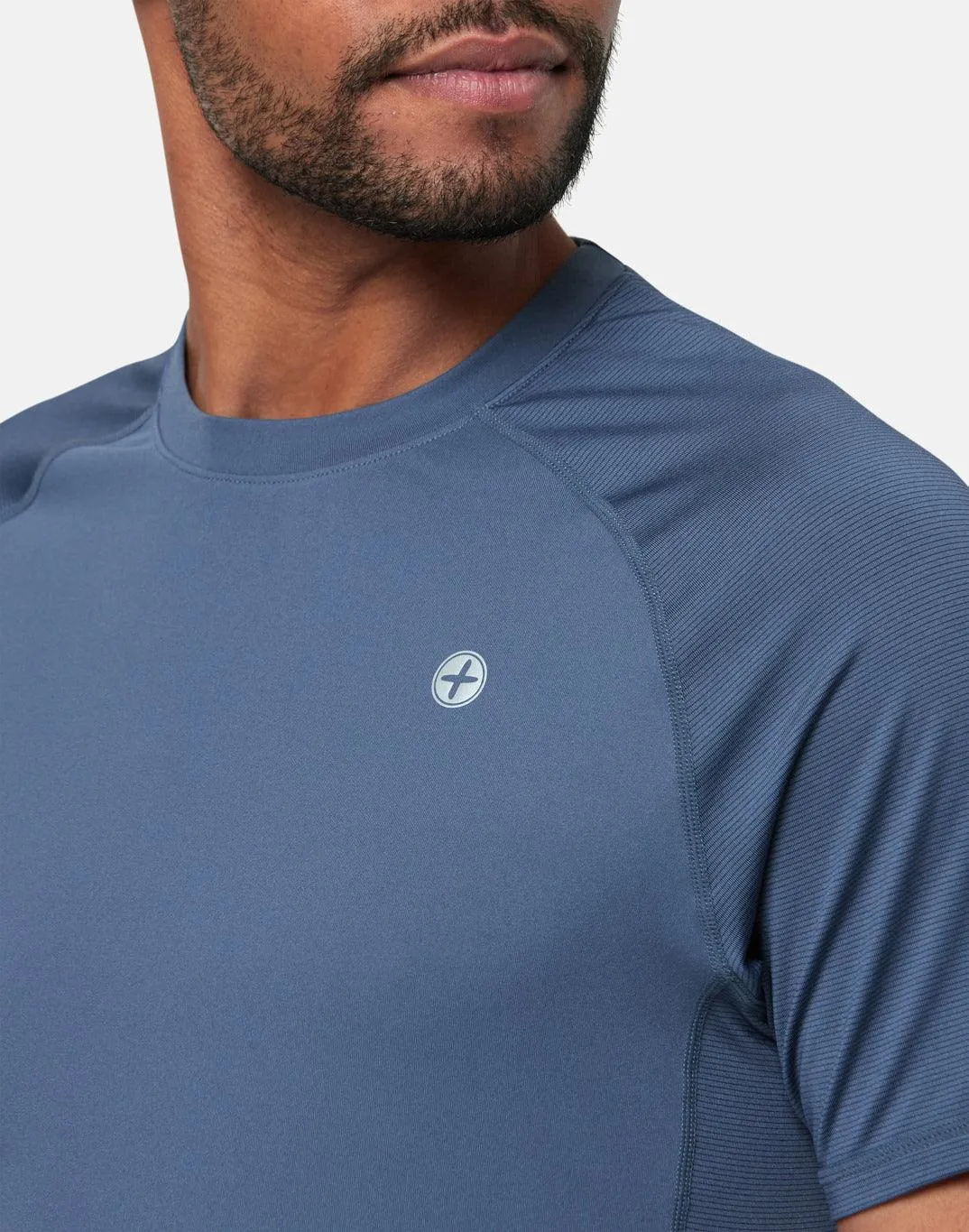 Relentless Tee in Thunder Blue sold by Gym+Coffee product image thumbnail 2