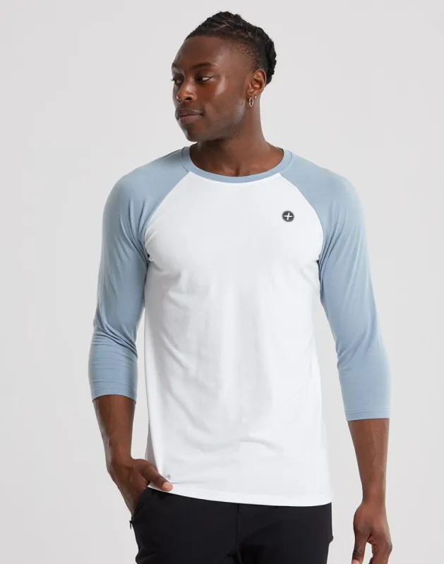 Home Run Tee in Cornflower Blue sold by Gym+Coffee