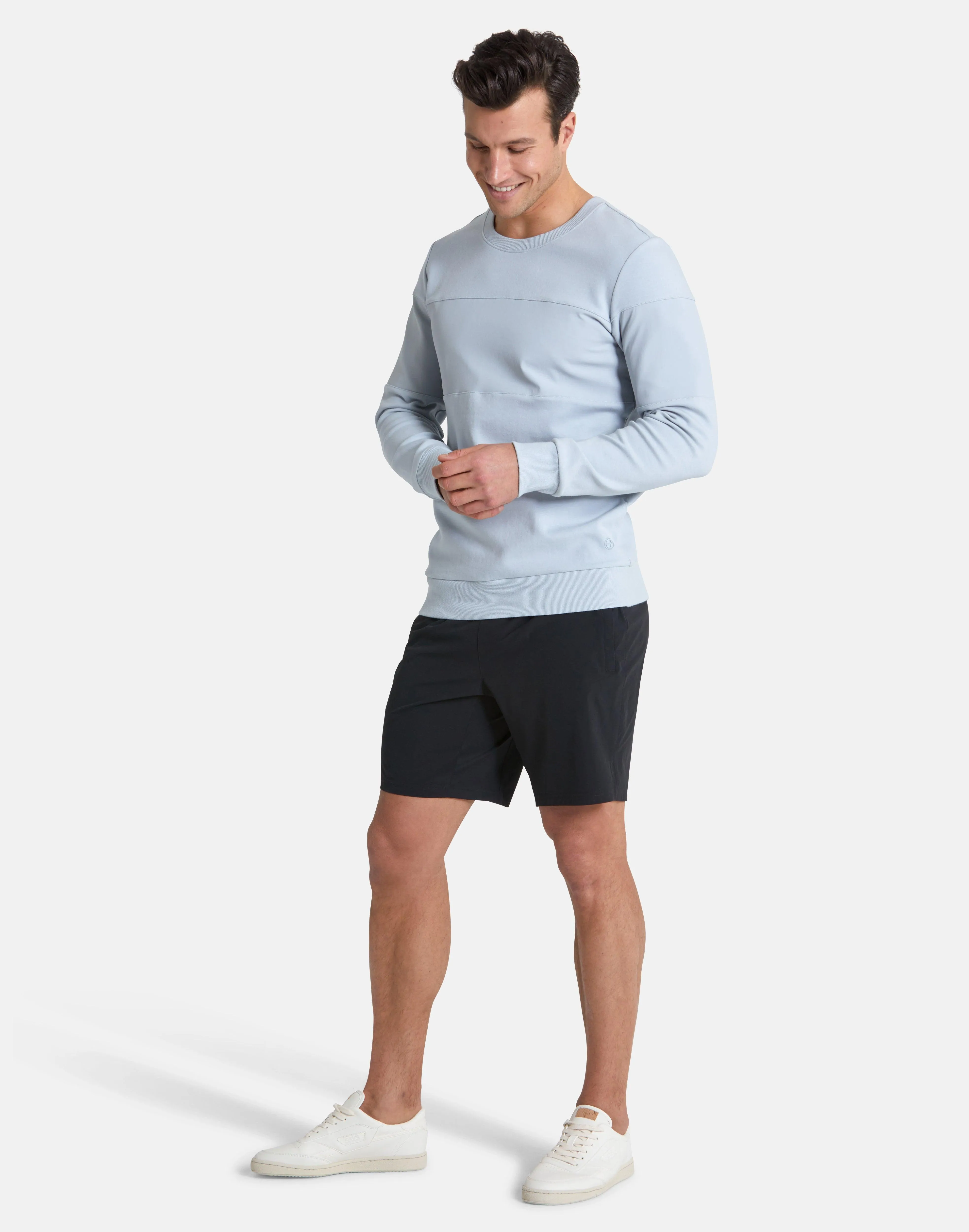 Horizon Crew in Marble Grey sold by Gym+Coffee product image thumbnail 2