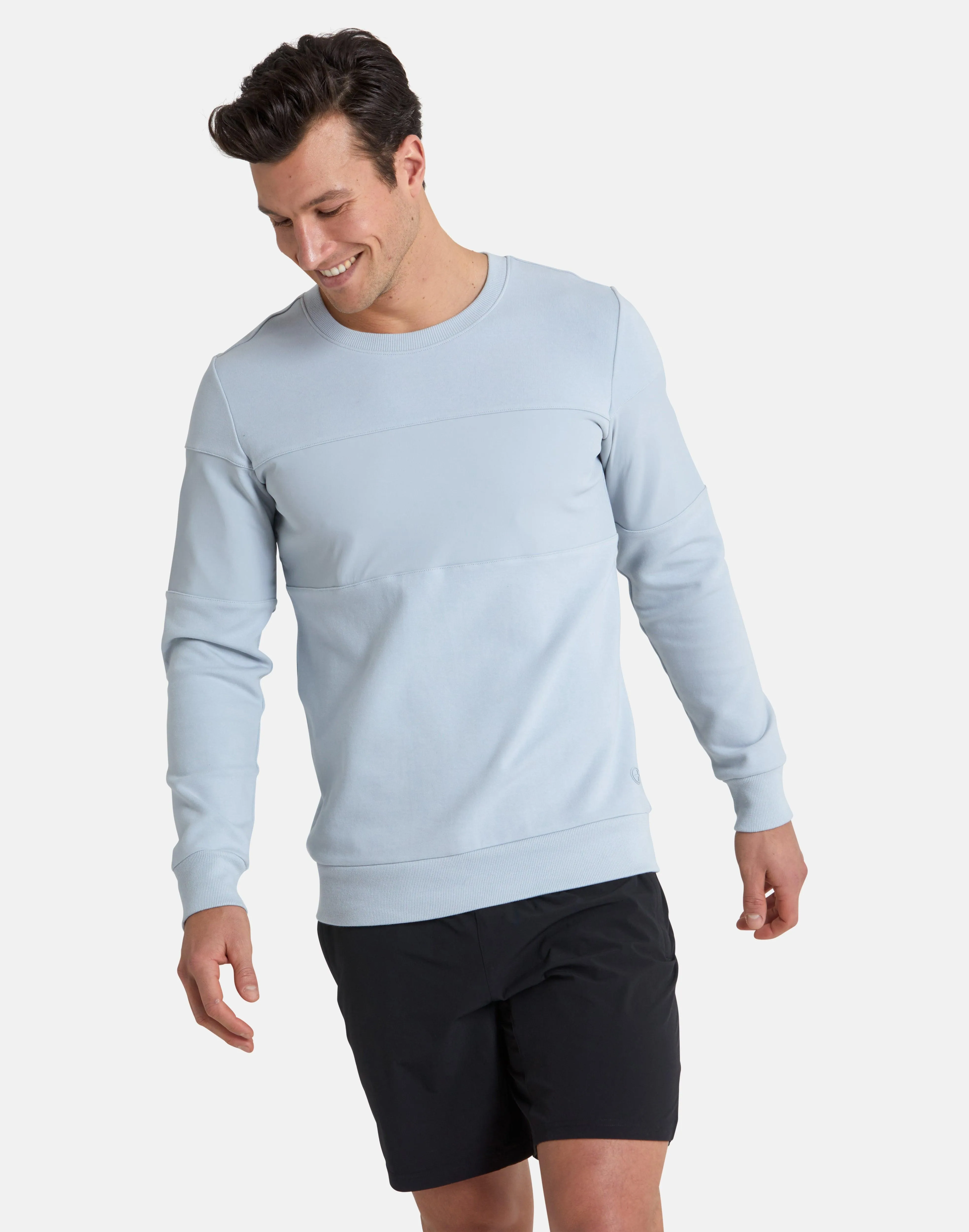 Horizon Crew in Marble Grey sold by Gym+Coffee product image thumbnail 4