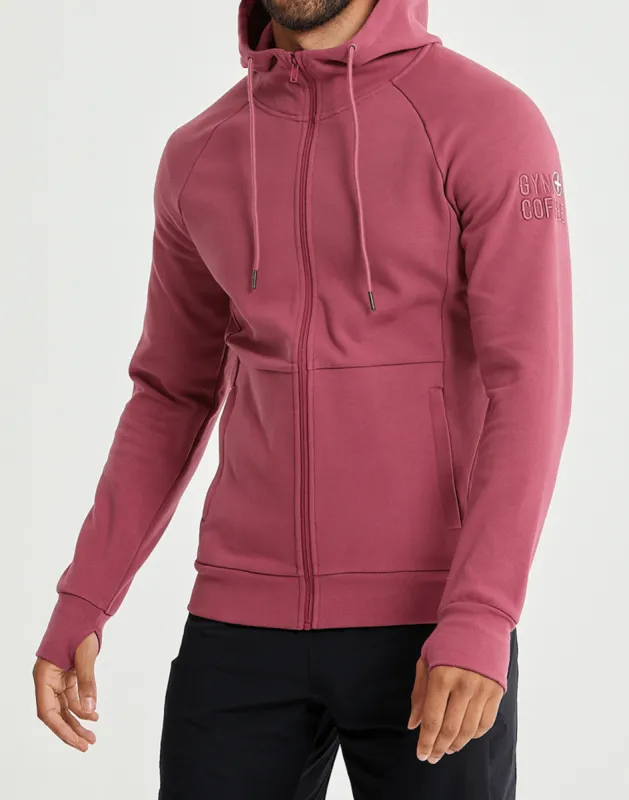 Roamer Hoodie in Desert Red sold by Gym+Coffee