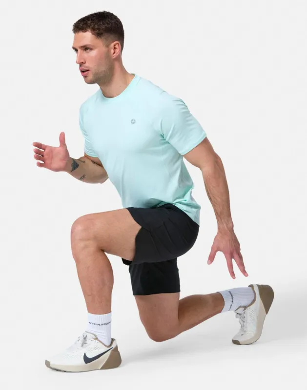 Relentless Tee in Mint sold by Gym+Coffee