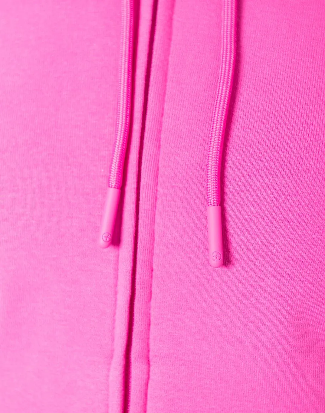 Chill Crop Zip Hoodie in Empower Pink sold by Gym+Coffee product image thumbnail 5