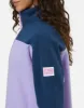 Half Zip Polar Fleece in Lilac sold by Gym+Coffee