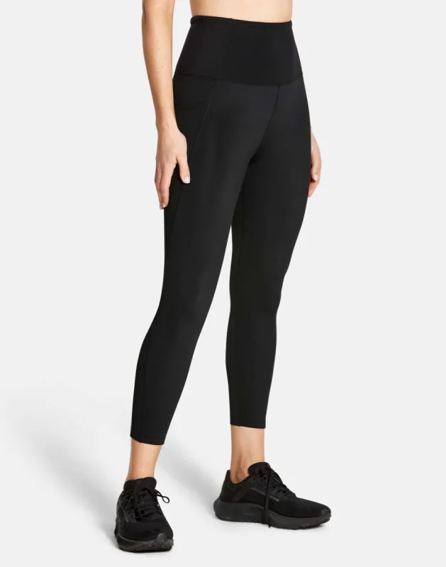 Swift High-Rise Legging in Black sold by Gym+Coffee