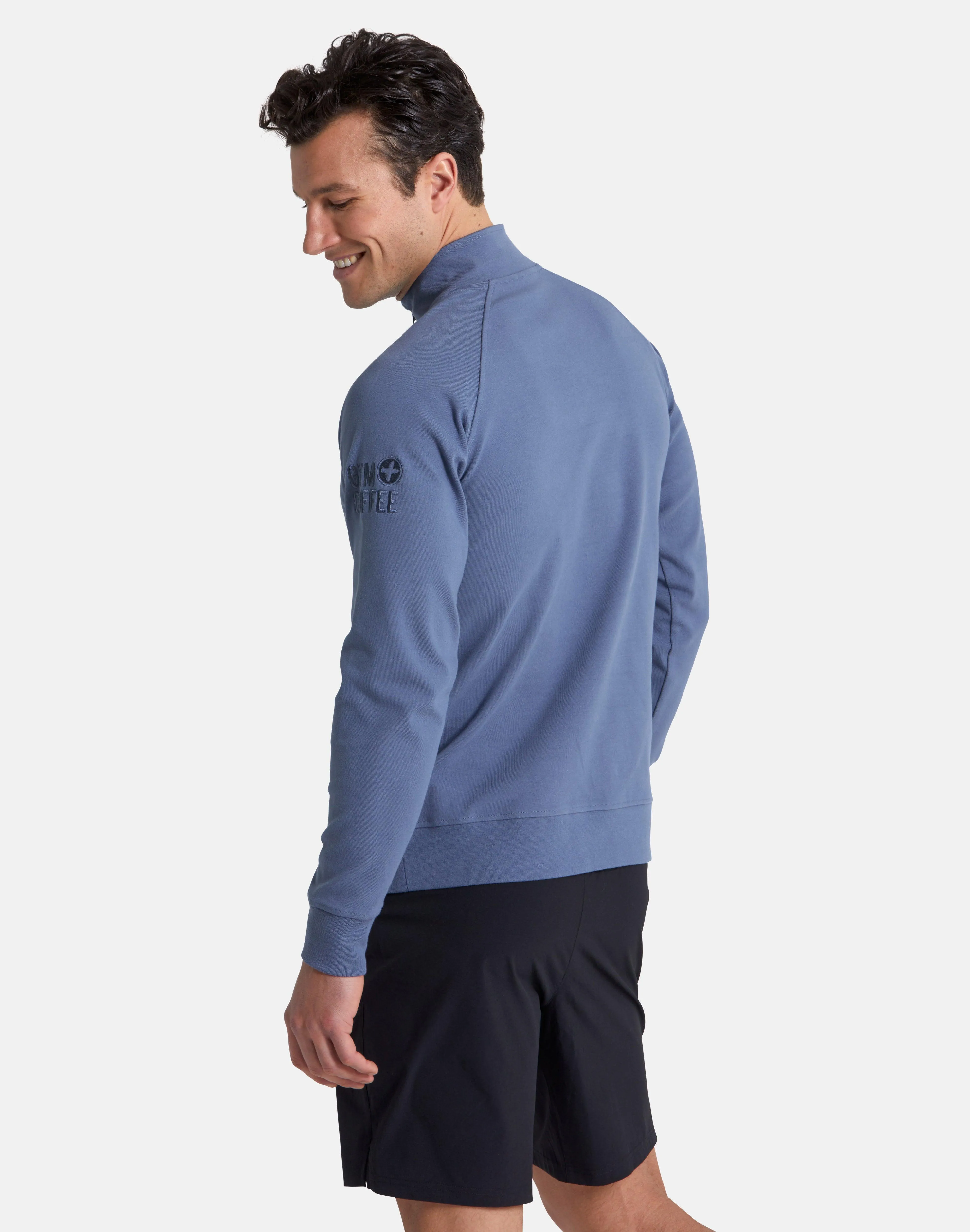 Chill Half Zip in Thunder Blue sold by Gym+Coffee product image thumbnail 5