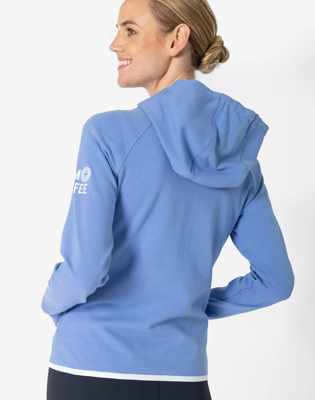 Chill Zip Hoodie in Misty Blue sold by Gym+Coffee product image thumbnail 4