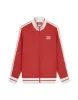 Varsity Jacket in Crimson Red sold by Gym+Coffee