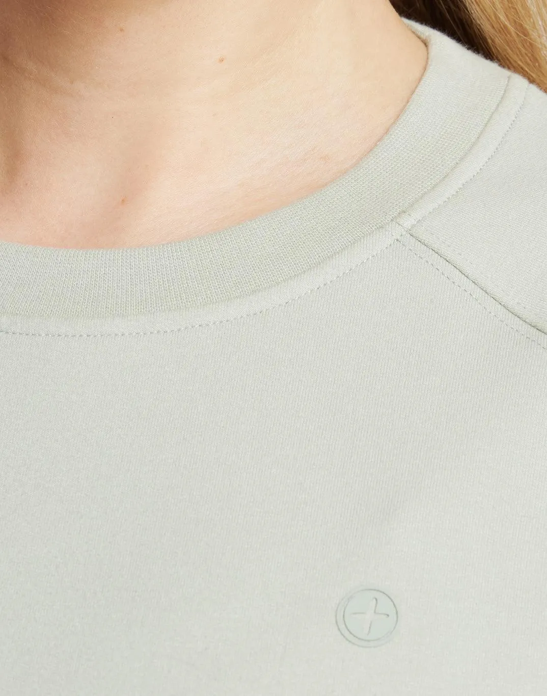 Varsity Sweat Crew in Light Slate sold by Gym+Coffee product image thumbnail 5