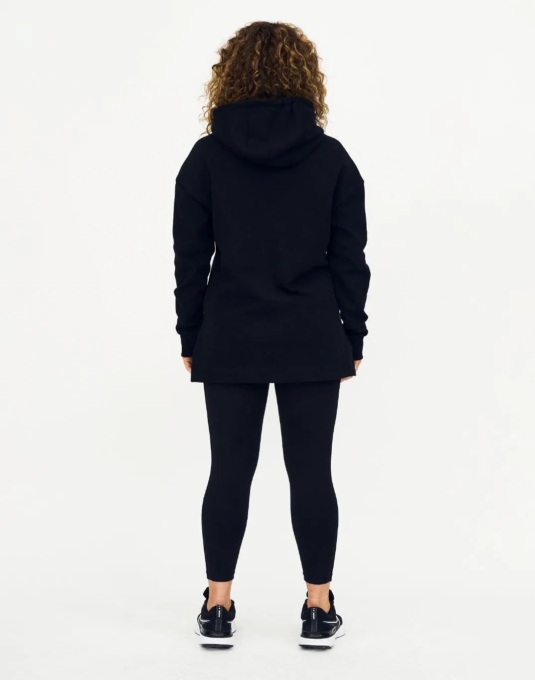 Longline Pullover Hoodie in Black sold by Gym+Coffee product image thumbnail 4