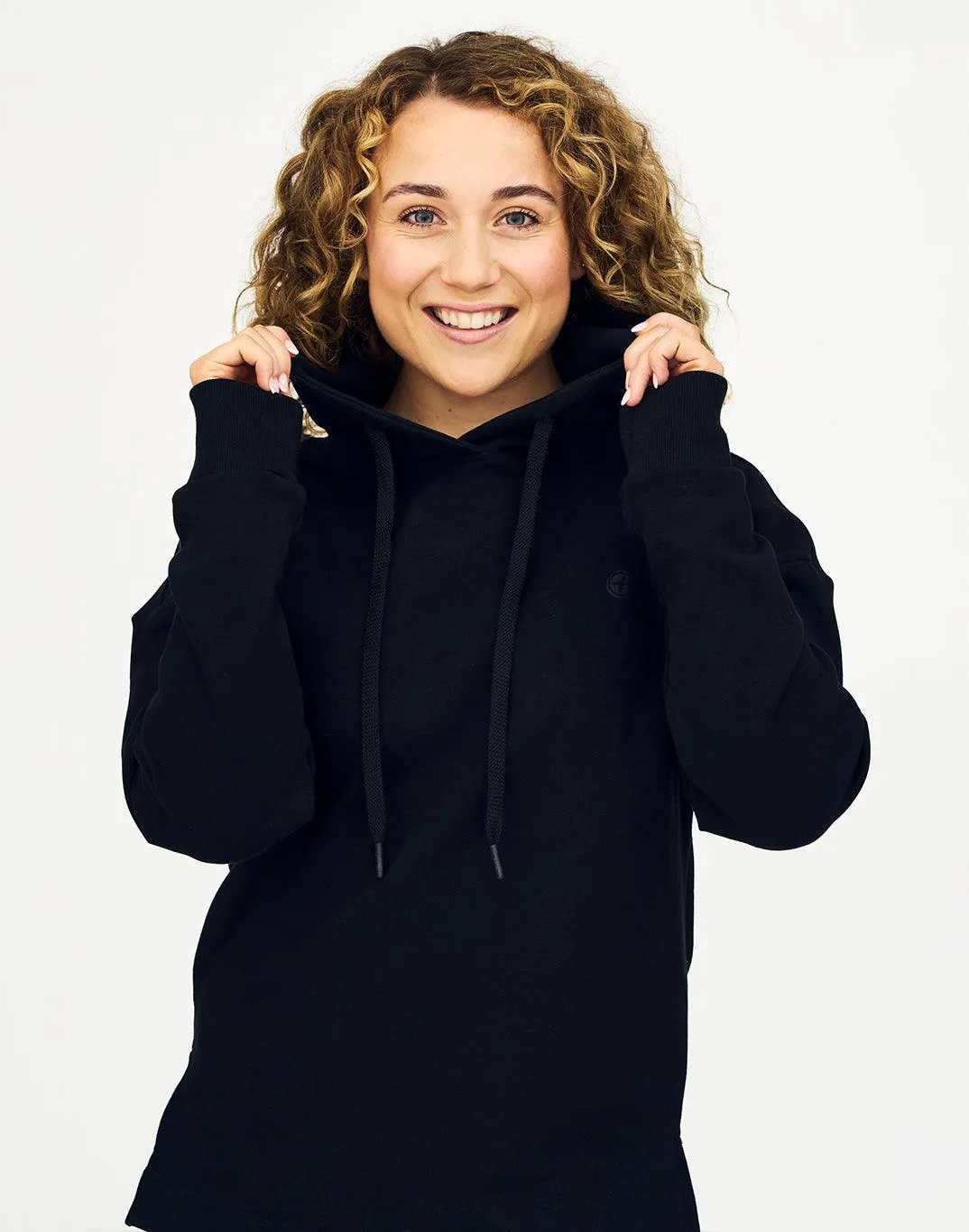 Longline Pullover Hoodie in Black sold by Gym+Coffee product image thumbnail 2