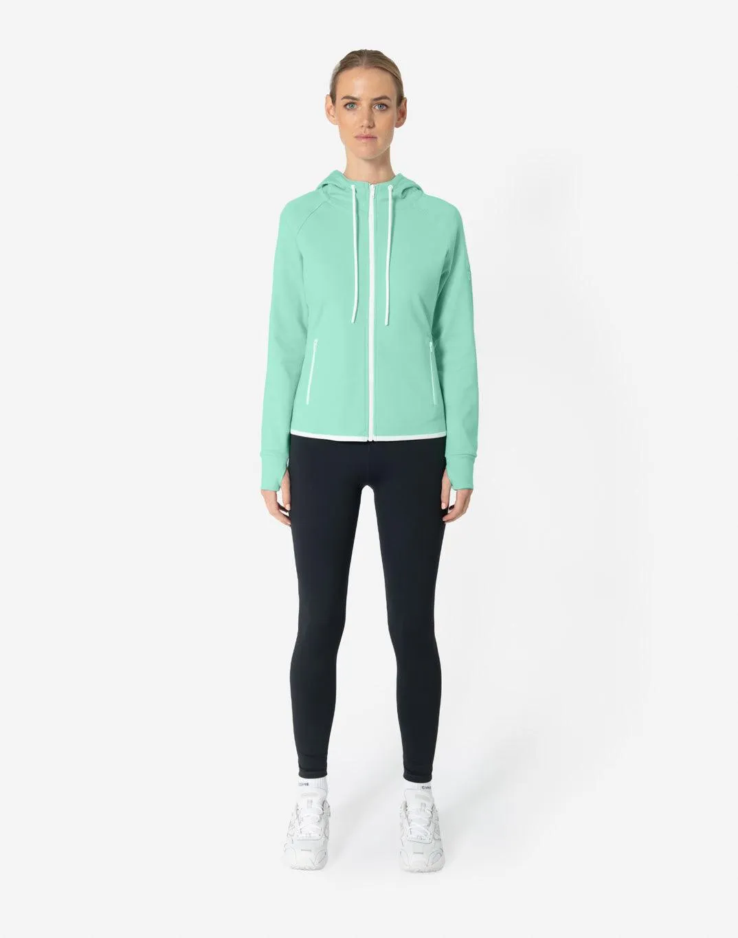 Chill Zip Hoodie in Frosty Mint sold by Gym+Coffee product image thumbnail 3
