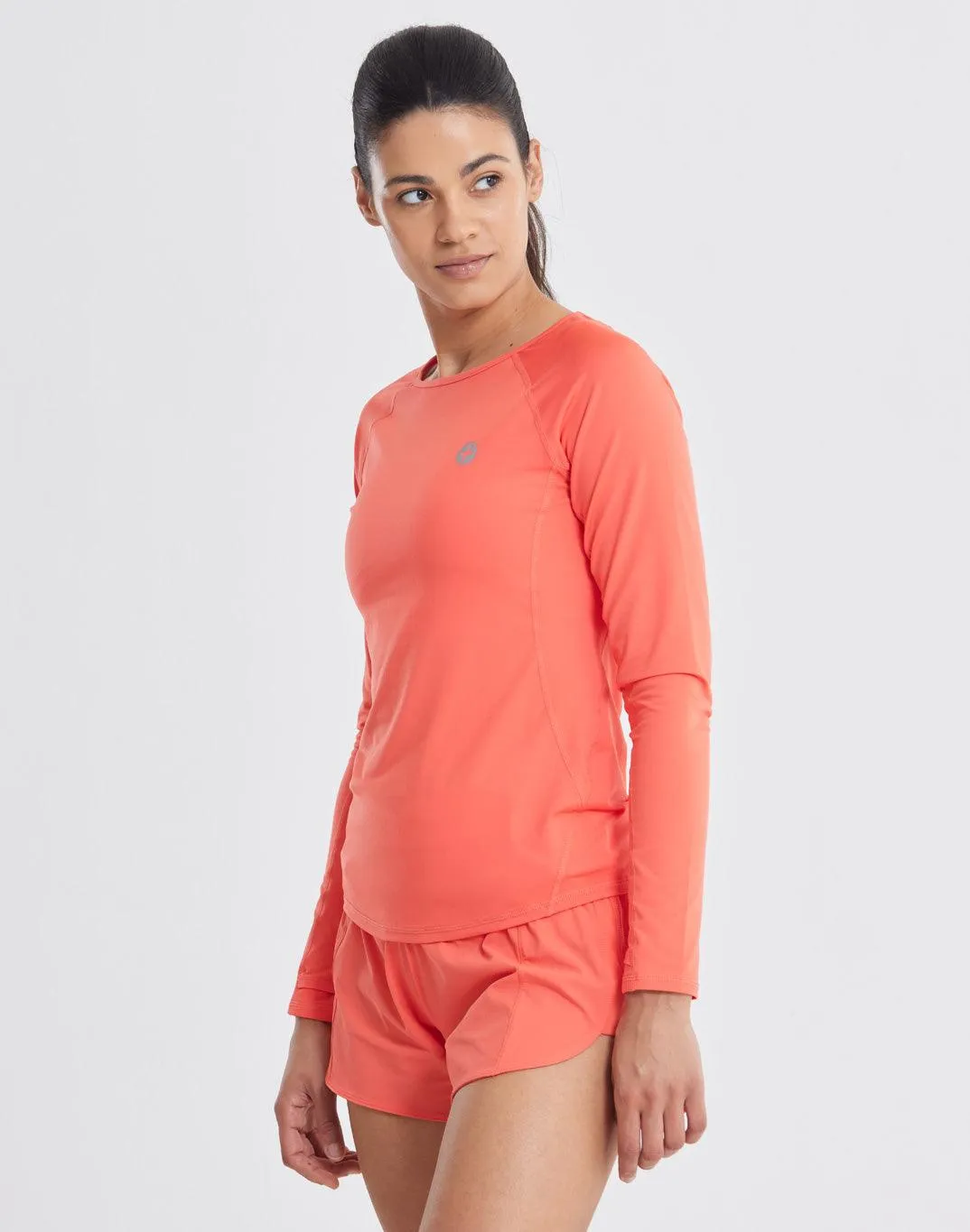 Advantage Long Sleeve Tee in Watermelon sold by Gym+Coffee product image thumbnail 5