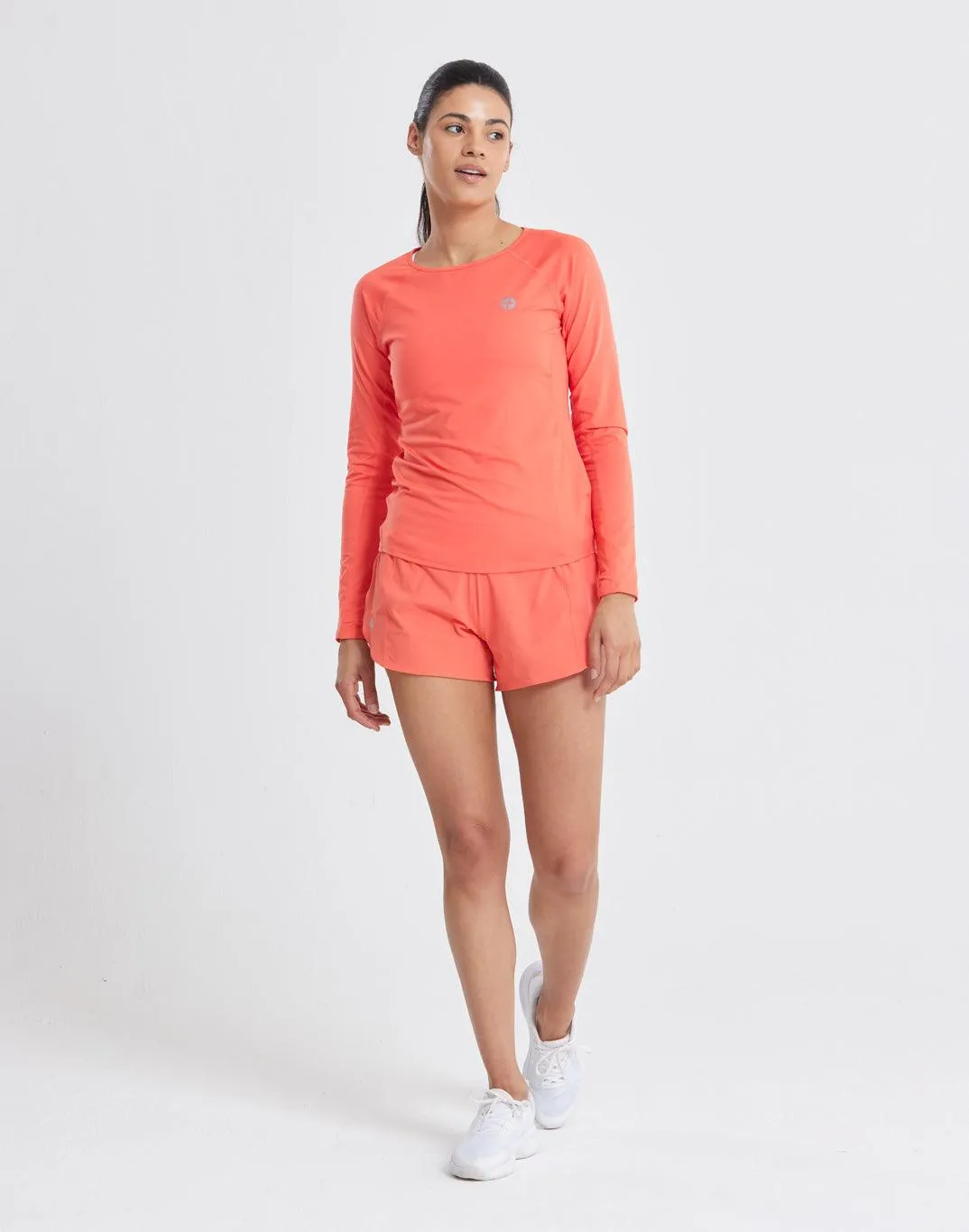 Advantage Long Sleeve Tee in Watermelon sold by Gym+Coffee product image thumbnail 4