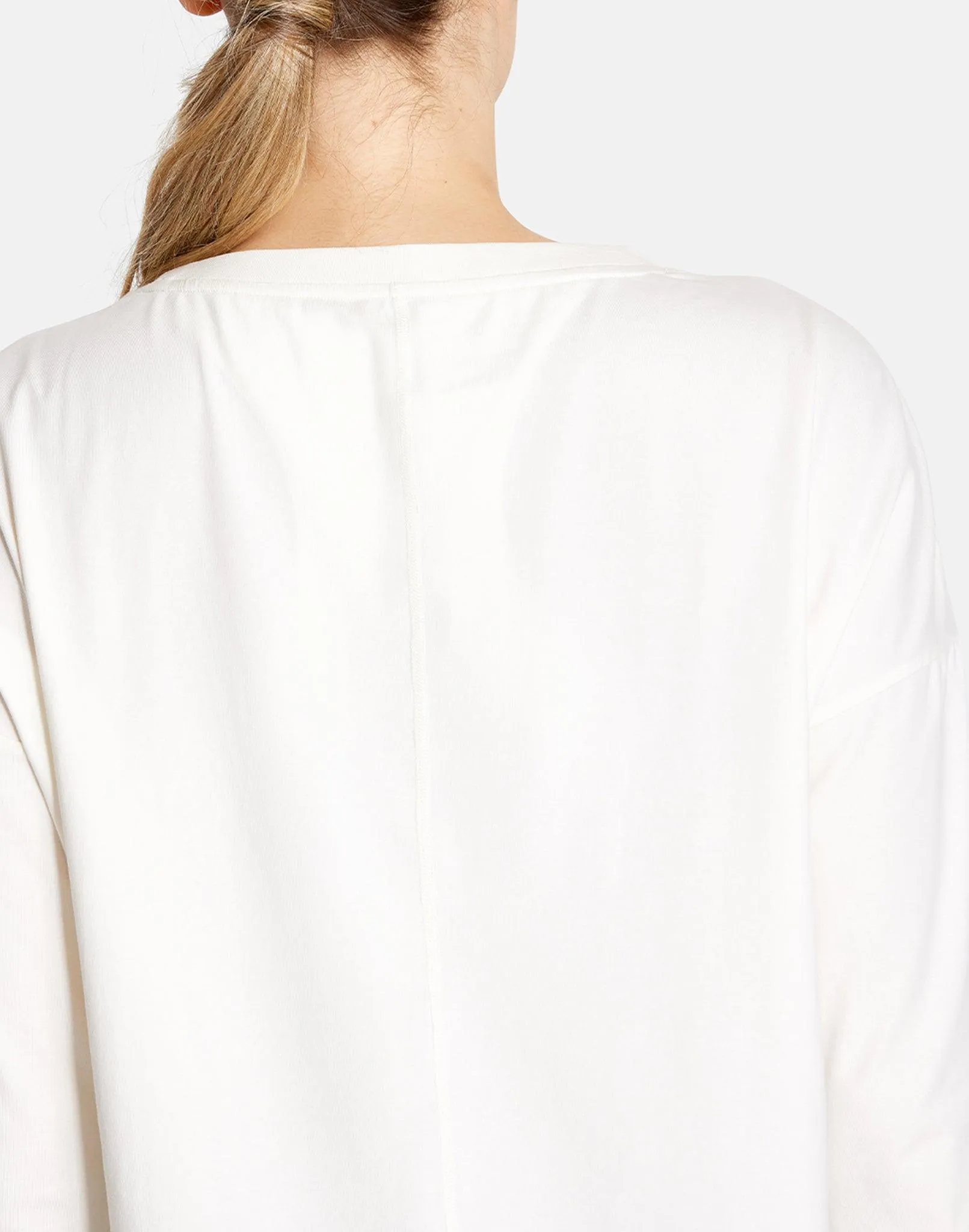 Dolman Long Sleeve in Cloud sold by Gym+Coffee product image thumbnail 3
