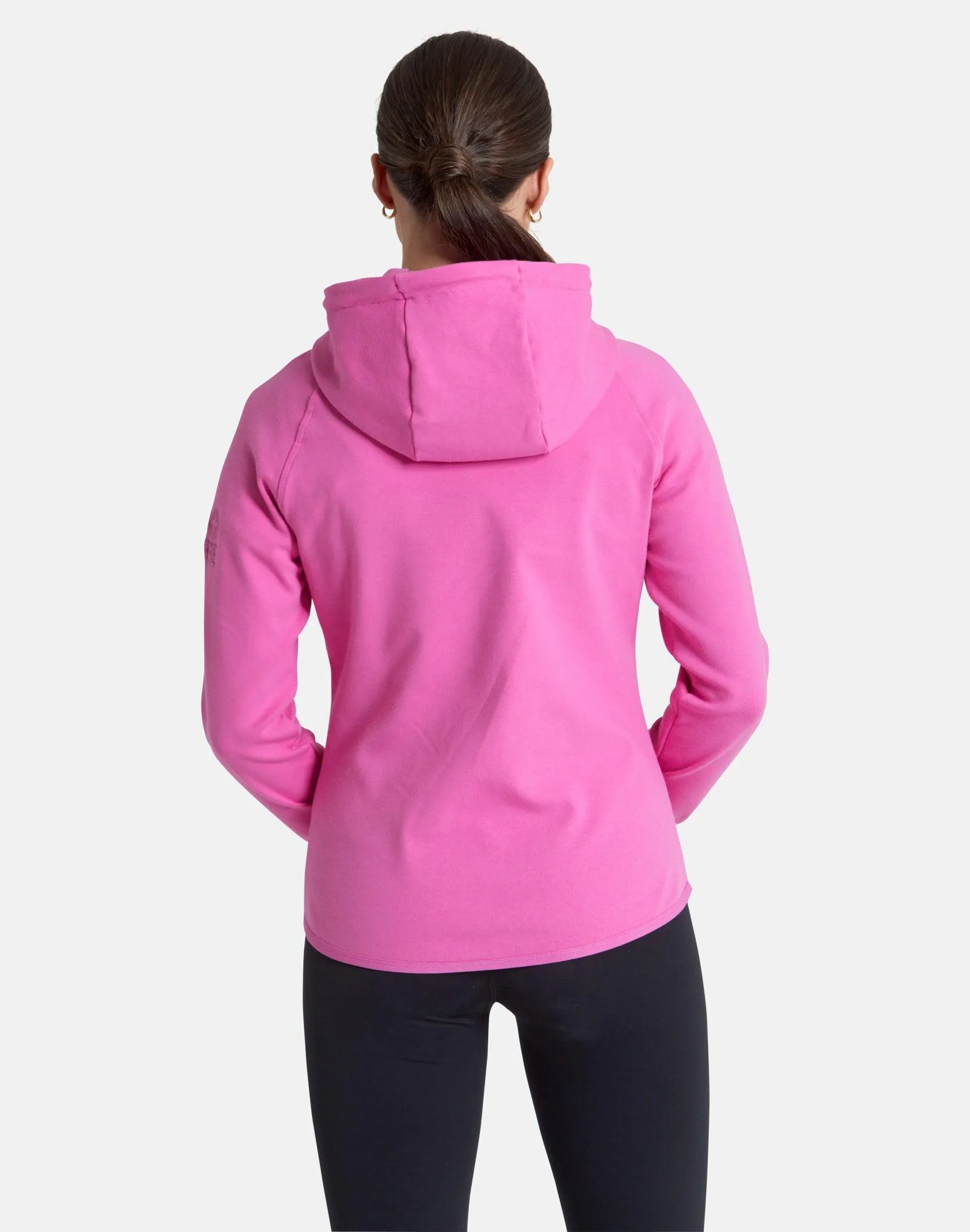 Chill Zip Hoodie in Empower Pink sold by Gym+Coffee