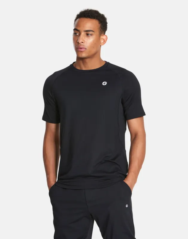 Surge Tee in Black made by Gym+Coffee