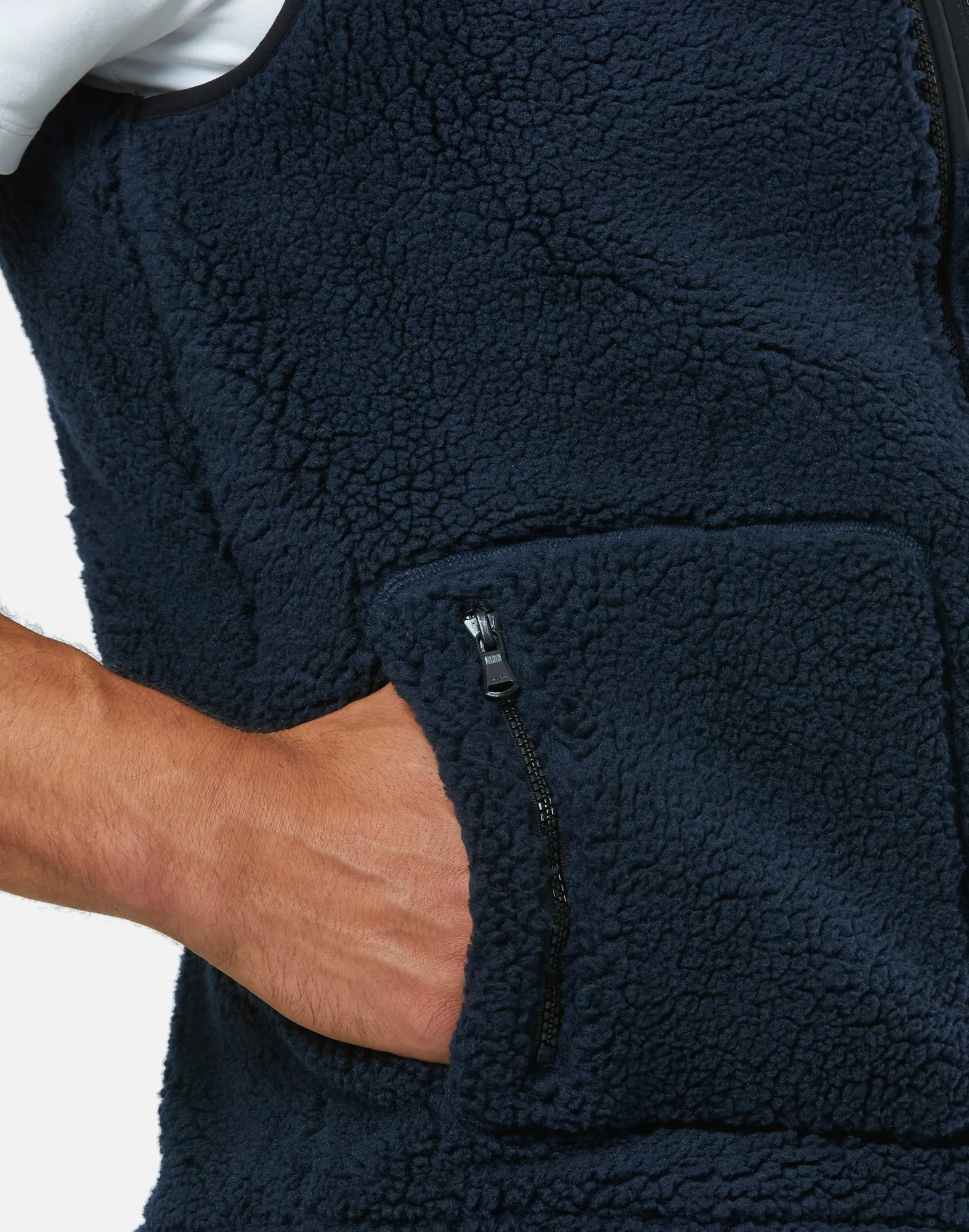 Industry Gilet in Navy sold by Gym+Coffee product image thumbnail 4