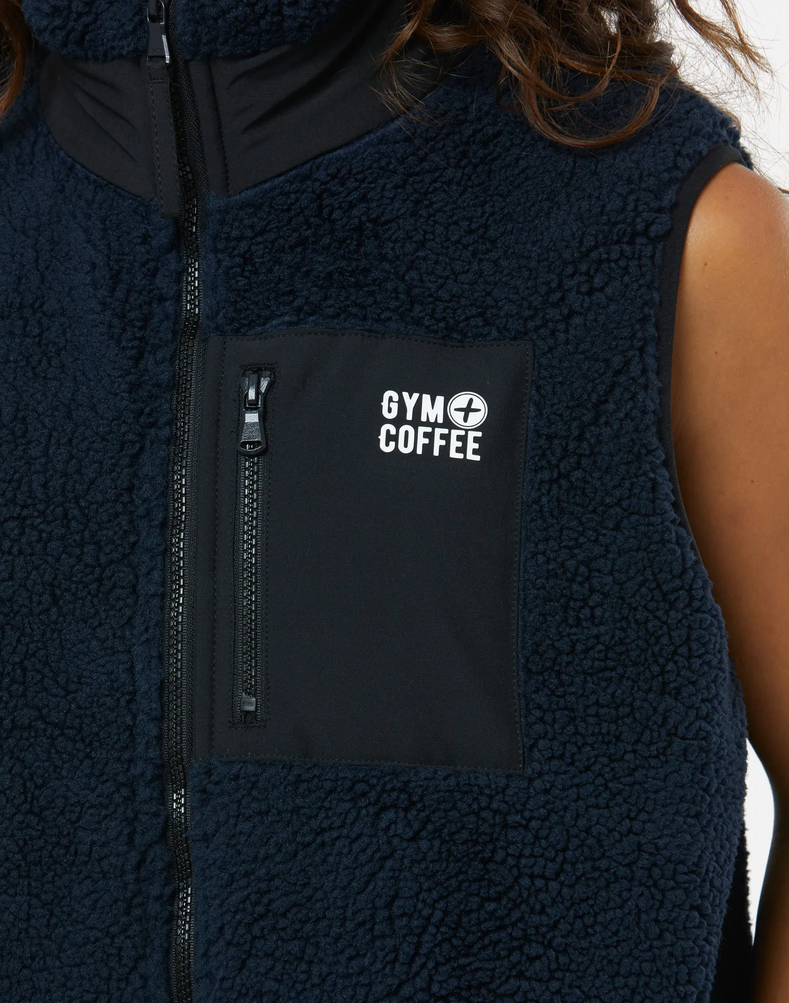 Industry Gilet in Navy sold by Gym+Coffee product image thumbnail 2