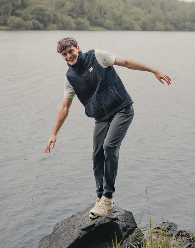 Industry Gilet in Navy sold by Gym+Coffee