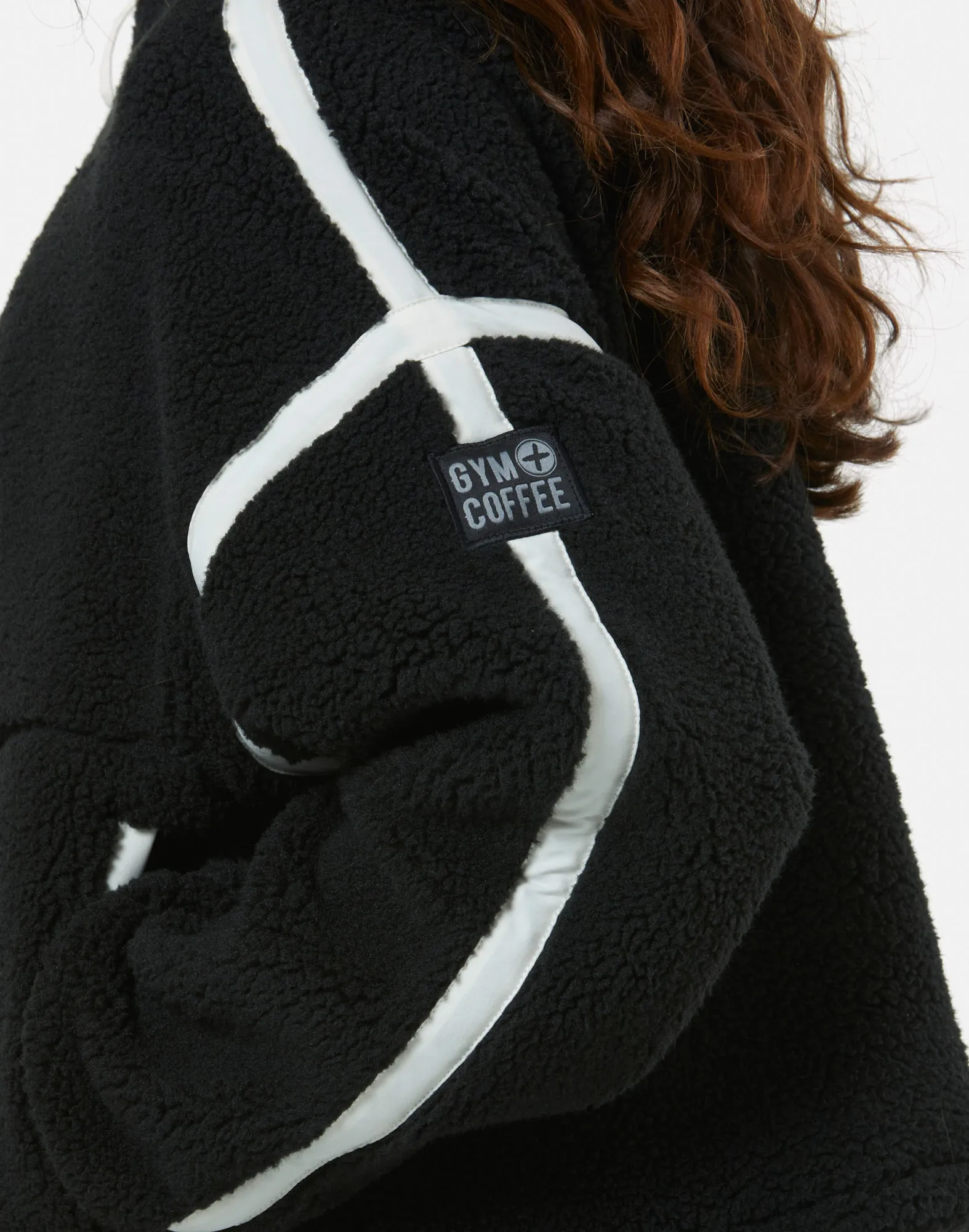 Industry Half Zip Fleece in Black sold by Gym+Coffee product image thumbnail 2