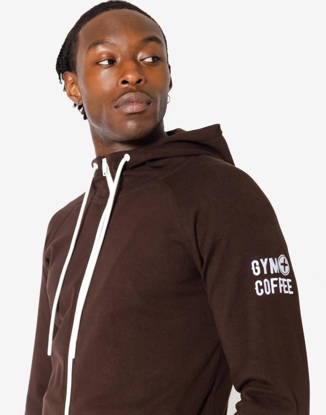 Chill Zip Hoodie in Espresso sold by Gym+Coffee