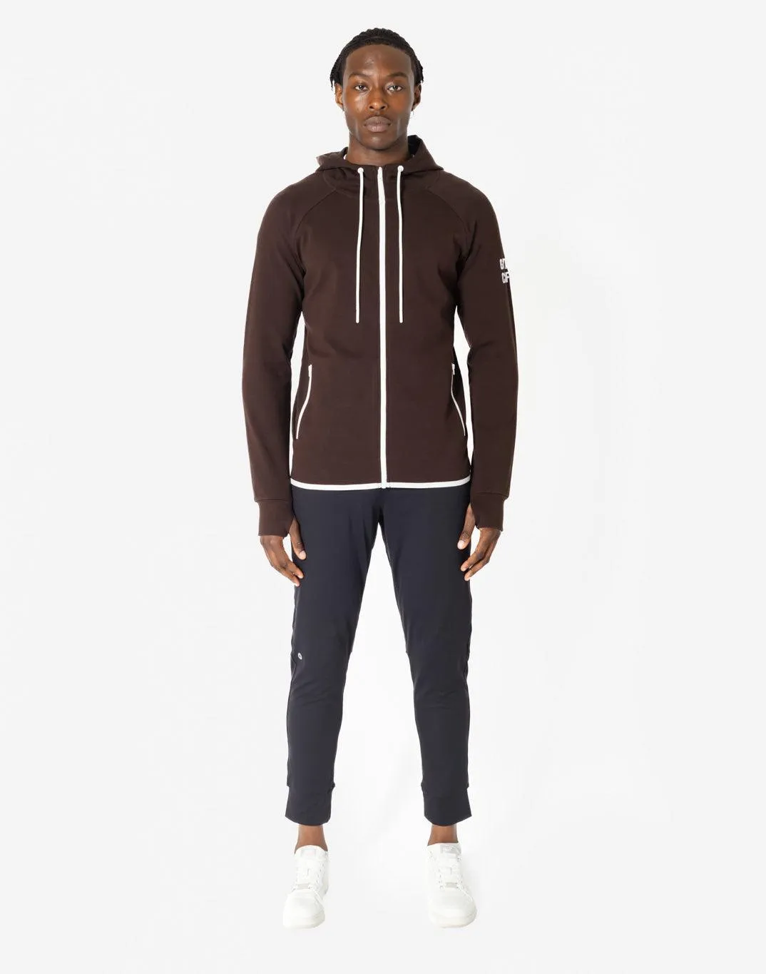 Chill Zip Hoodie in Espresso sold by Gym+Coffee product image thumbnail 2