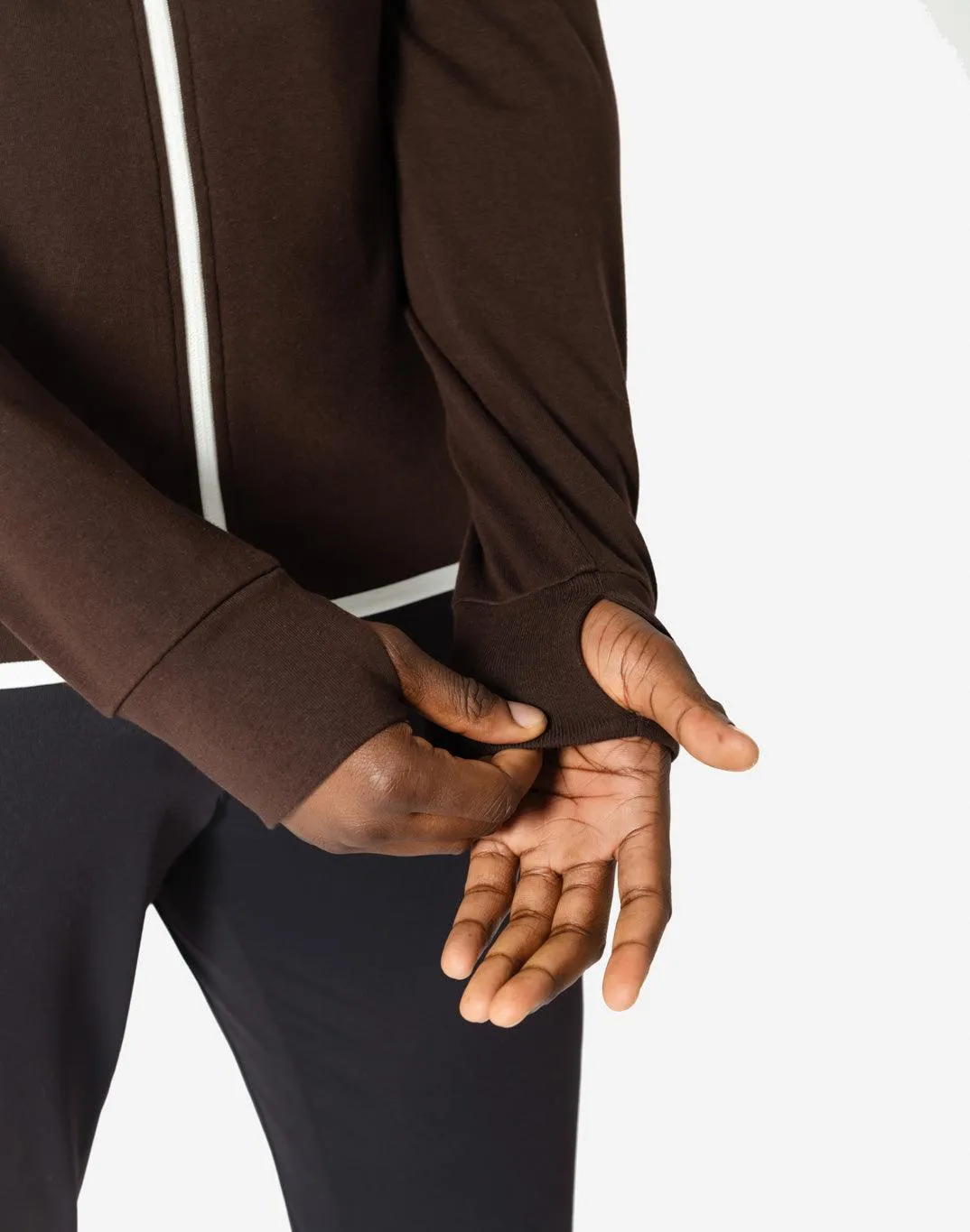 Chill Zip Hoodie in Espresso sold by Gym+Coffee product image thumbnail 5