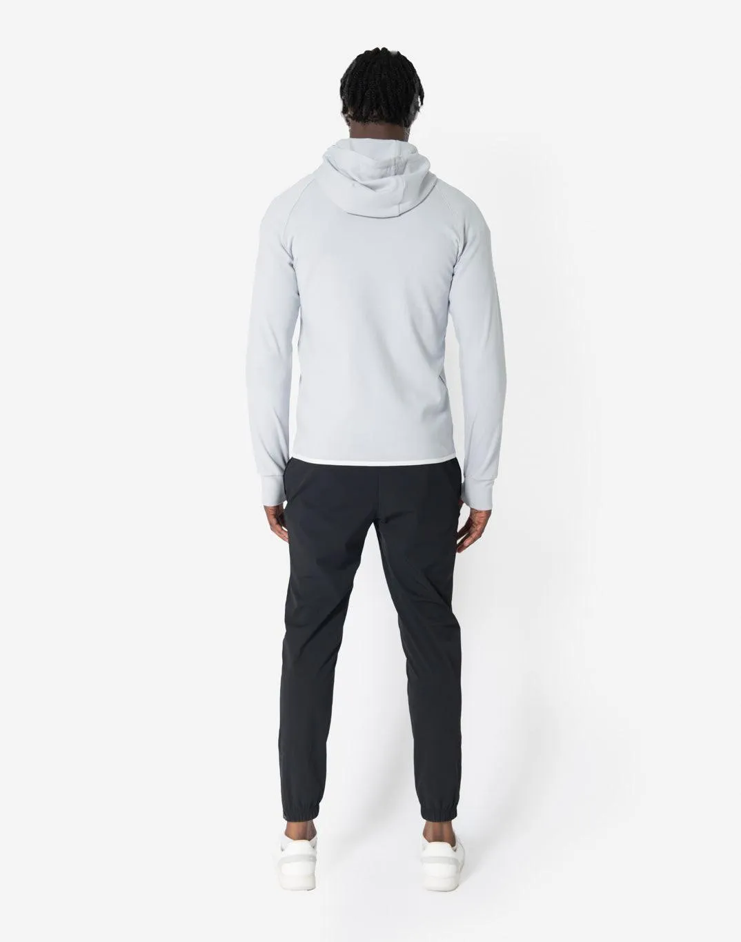Chill Zip Hoodie in Silver sold by Gym+Coffee product image thumbnail 3