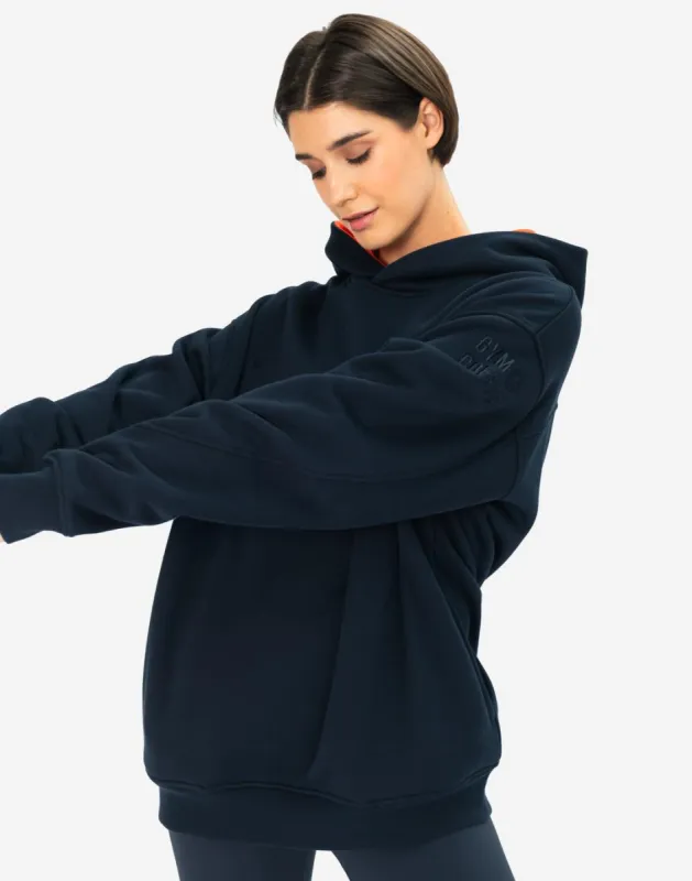 Sierra Fleece Hoodie in Obsidian made by Gym+Coffee