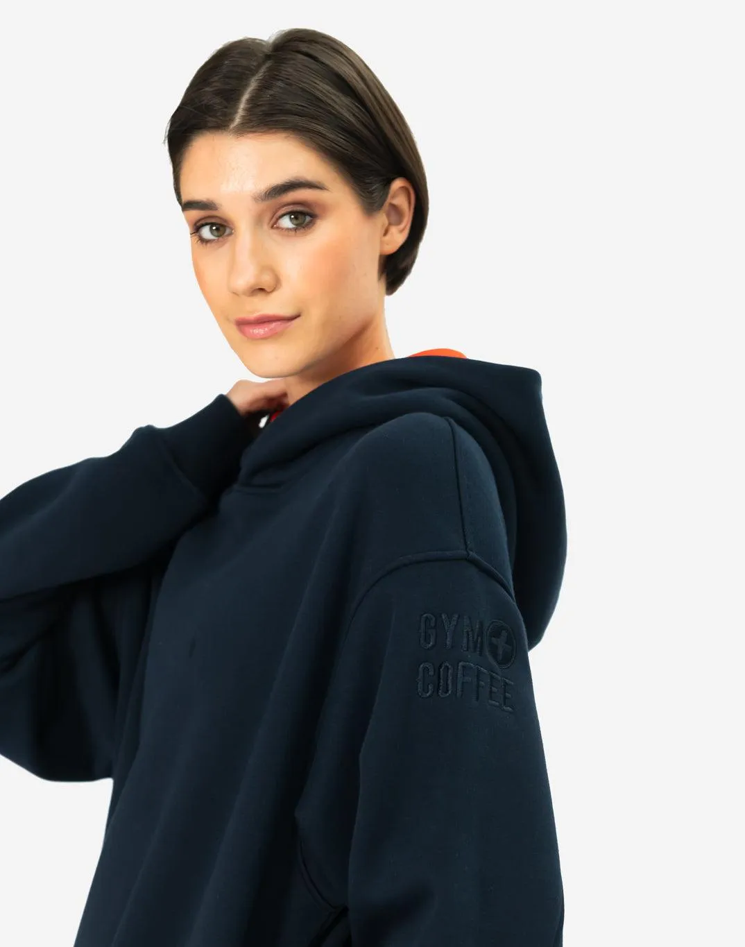Sierra Fleece Hoodie in Obsidian sold by Gym+Coffee product image thumbnail 2