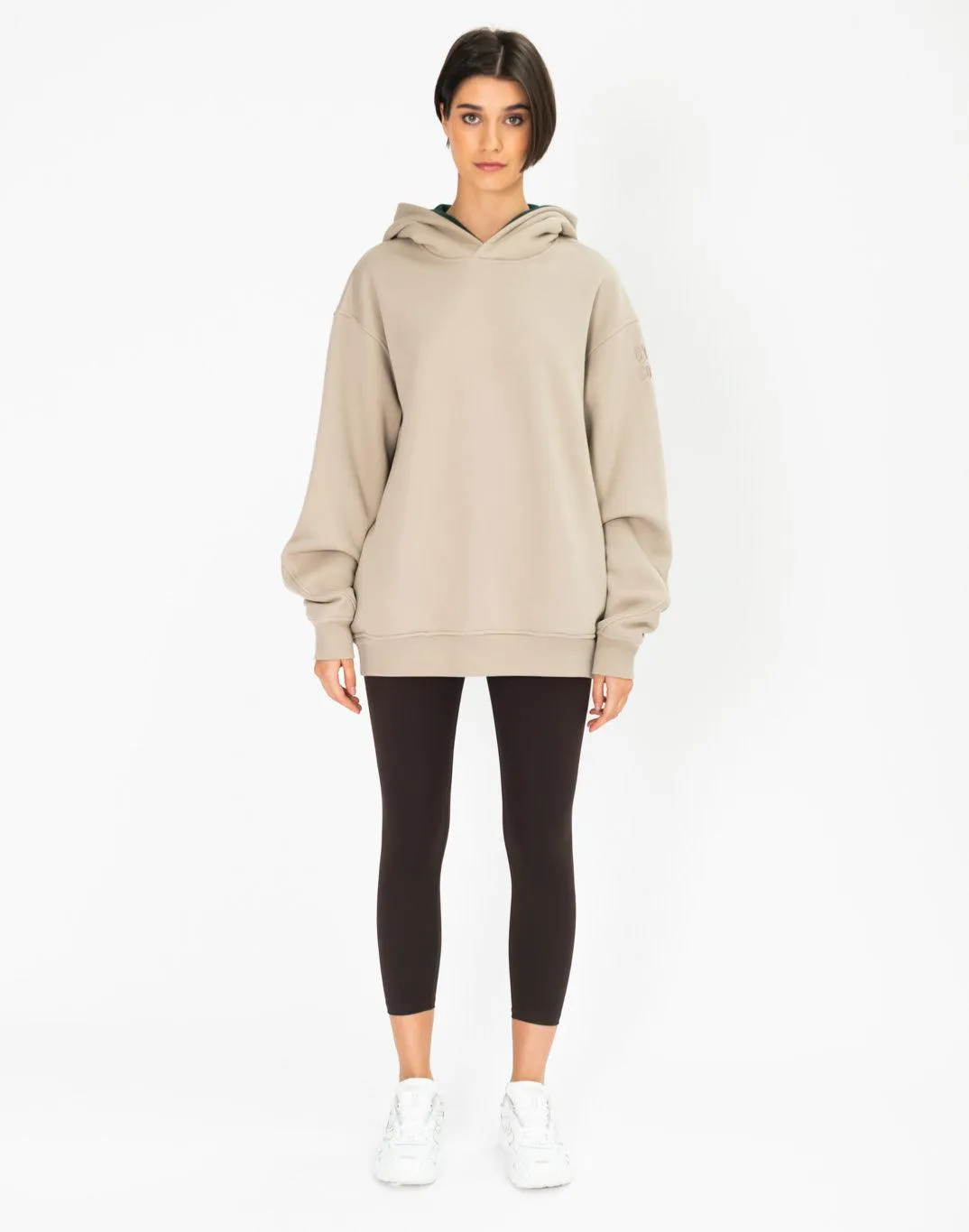 Sierra Fleece Hoodie in Rich Taupe sold by Gym+Coffee product image thumbnail 5