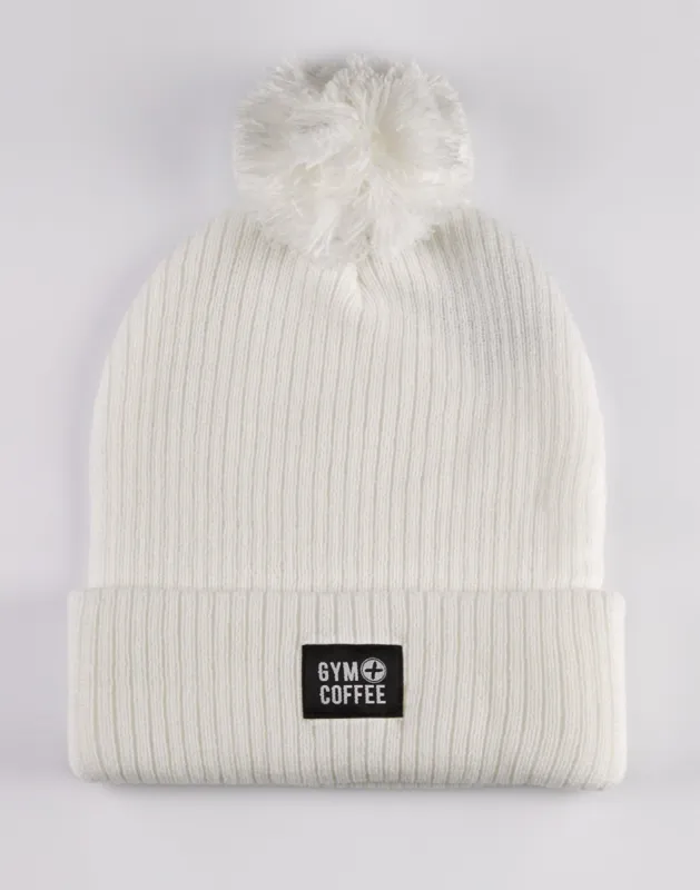 Cloud Bobble Beanie sold by Gym+Coffee