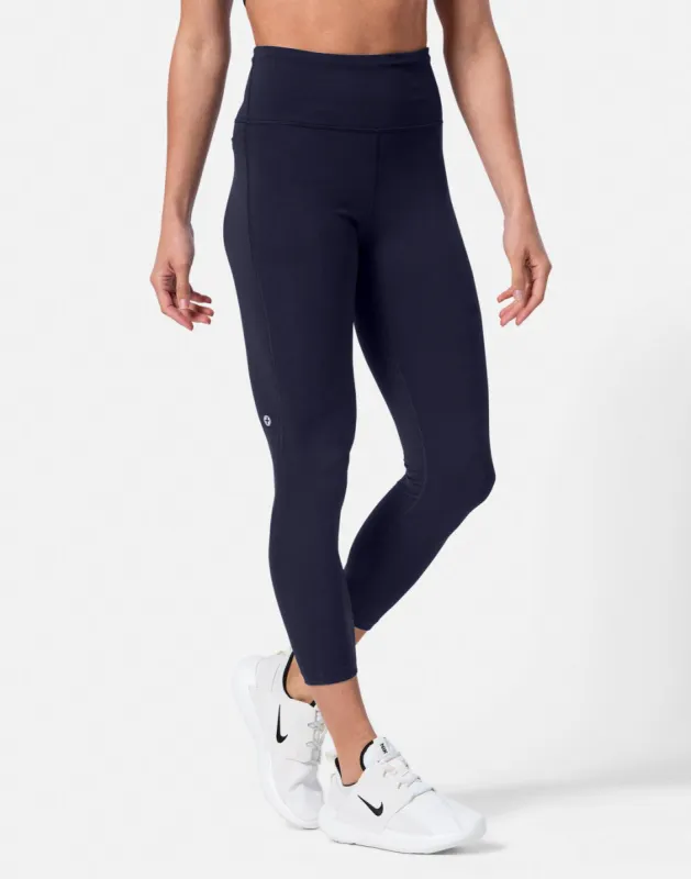 Relentless 7/8 Legging in Obsidian Blue sold by Gym+Coffee