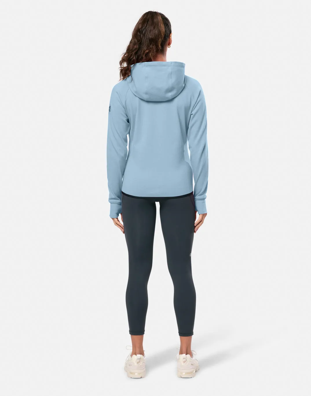 Chill Patch Zip Hoodie in Steel Blue sold by Gym+Coffee product image thumbnail 3