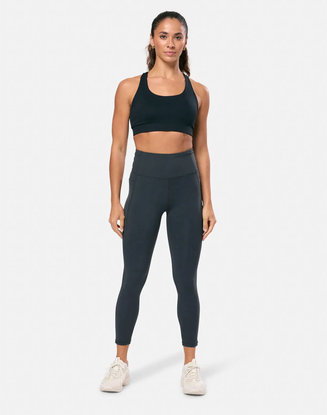 Swift 7/8 Legging in Midnight Grey sold by Gym+Coffee