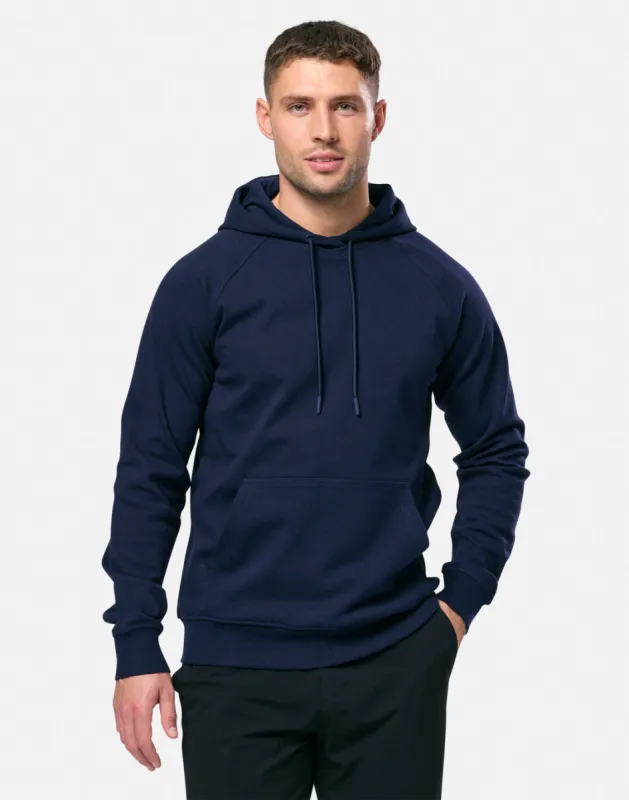 Chill Patch Hoodie in Royal Navy sold by Gym+Coffee