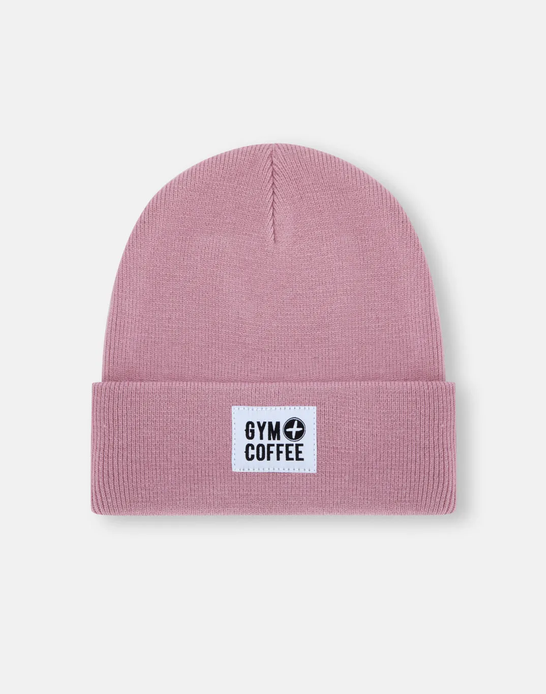 Knit Beanie in Dusty Pink sold by Gym+Coffee