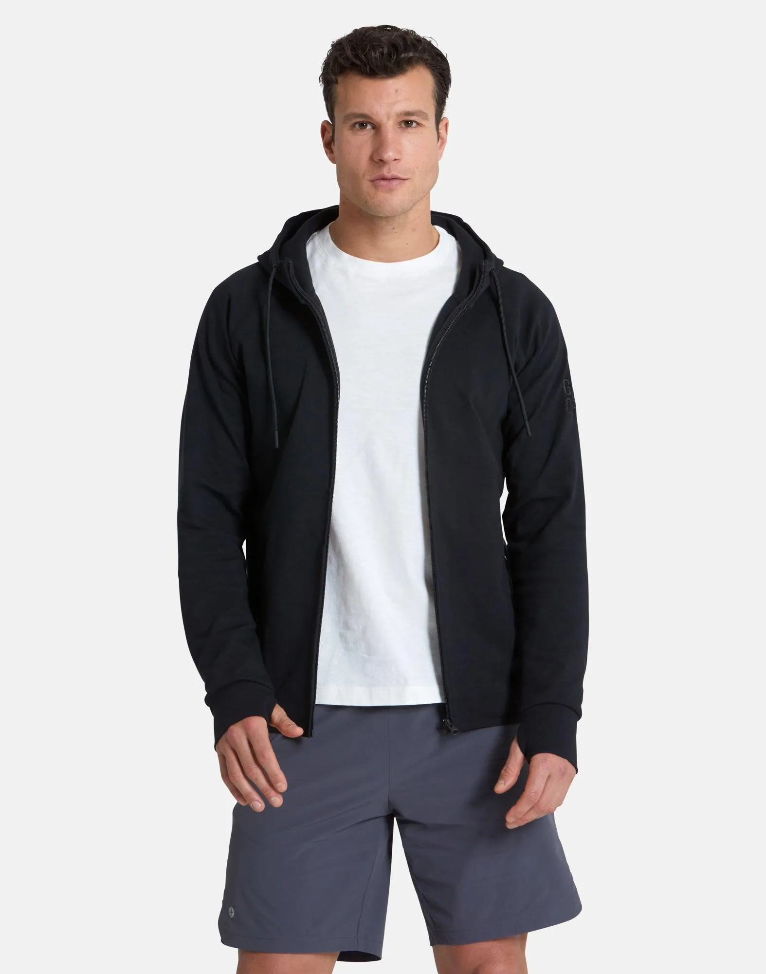Chill Zip Hoodie in Black sold by Gym+Coffee product image thumbnail 2