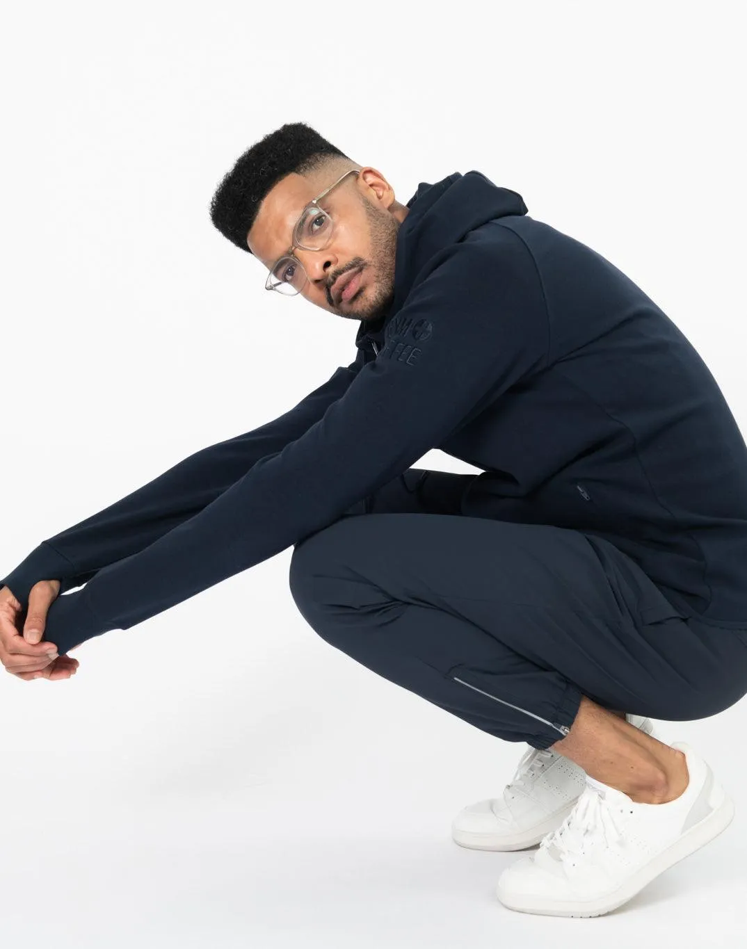Chill Zip Hoodie in Obsidian sold by Gym+Coffee product image thumbnail 3